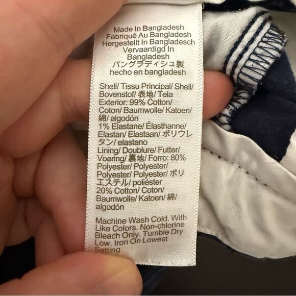 J Crew Flex Slim Fit Pants Mens Sz 33x30 Blue Chino Preppy Career Business - Picture 10 of 14